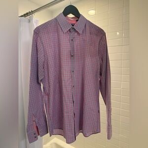 Boss Multicolor Checkered Button-Down Shirt